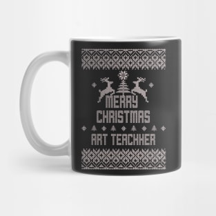 Merry Christmas ART TEACHER Mug